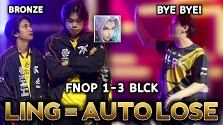 Blacklist Crawl! FNATIC ONIC just pressed Surrender when they PICKED Ling vs BLACKLIST