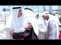 سمو أمير البلاد وسمو ولي العهد على رأس مستقبلي رئيس دولة الإمارات لدى وصوله للبلاد في زيارة أخوية