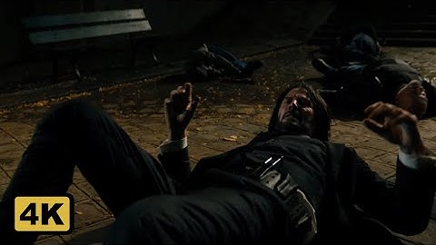 John Wick: Chapter 4 - John Wick falls down the Staircase [4K]