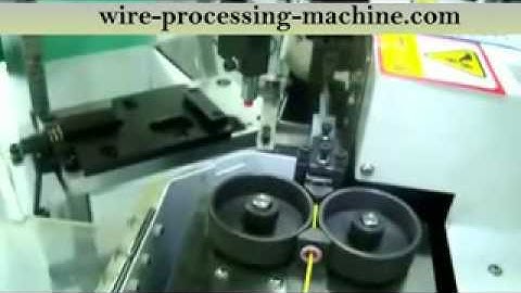 Crimping Machine automatic double side WPM-7812 http://www.cablecutting.net
