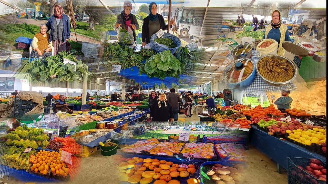 KADIN PAZARCILAR ATAĞA GEÇTİ İZMİR SEMT PAZARLARI GÜZELBAHÇE YELKİ PAZARI GÜNCEL FİYATLAR53 #takipci