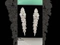 Cercei Mireasa Lungi din perle si cristale Swarovski Victoria #bridal #bridalearrings #bride #pearl