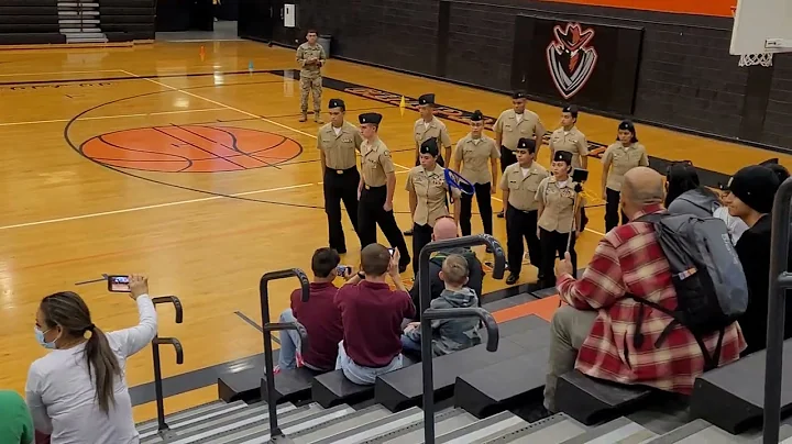 2022 All Navy Drill day - Eldorado HS's Unarmed dr...