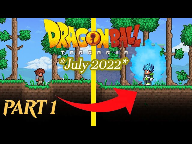 TERRARIA, MAS EU ME TORNEI UM SAIYAJIN! Terraria Dragon Ball Mod #01 