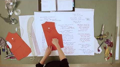 UNT Fashion Design Pattern Making 1 :  Stylelines Unit: 807: 2 Dart Classic Princess (Shoulder) Back