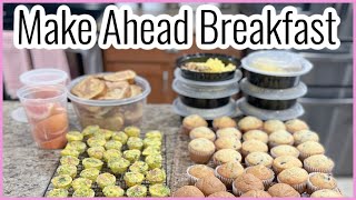 Make Ahead Breakfast For The Week /Freezable /Cook With Me