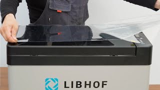 Наклейка защитной плёнки на холодильник Libhof