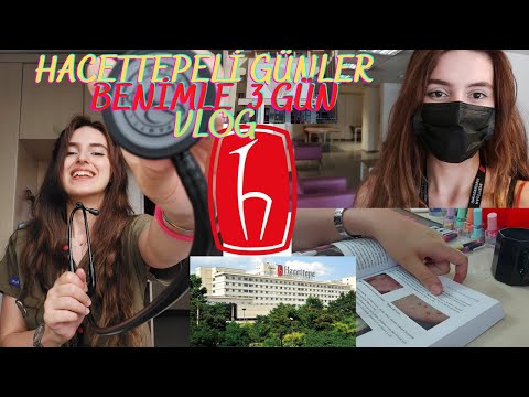 HACETTEPE KAMPÜSÜNDE 3 GÜN | Kardiyoloji Stajı | Dahiliye Çalışmaları | #Hacettepeligünler