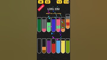 Water sort puzzle level 2351
