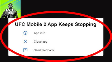 Fix UFC Mobile 2 App Keeps Stopping | UFC Mobile 2 App Crash Issue | UFC Mobile 2 App | PSA 24