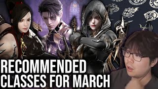 LOST ARK Recommended Classes for March 2024 out of latest reworked \& new classes in KR [Breaker]