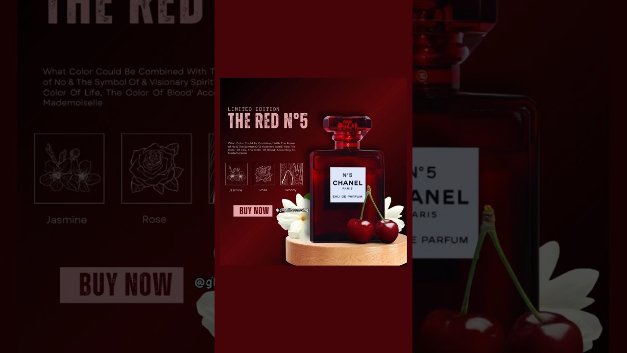 Luxurious perfume Ad tutorial | follow for more! | 