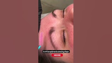 Brow lamination, wax and stain 💖✨ #browshaping #browlamination #browlaminationtutorial