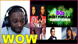 Top 5 Most Popular German Songs Each year from 1980 to 1989 REACTION
