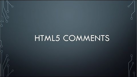 07- HTML5 How to add Comments -- HTML5 & CSS3 Tutorials in Hindi | Urdu 2018