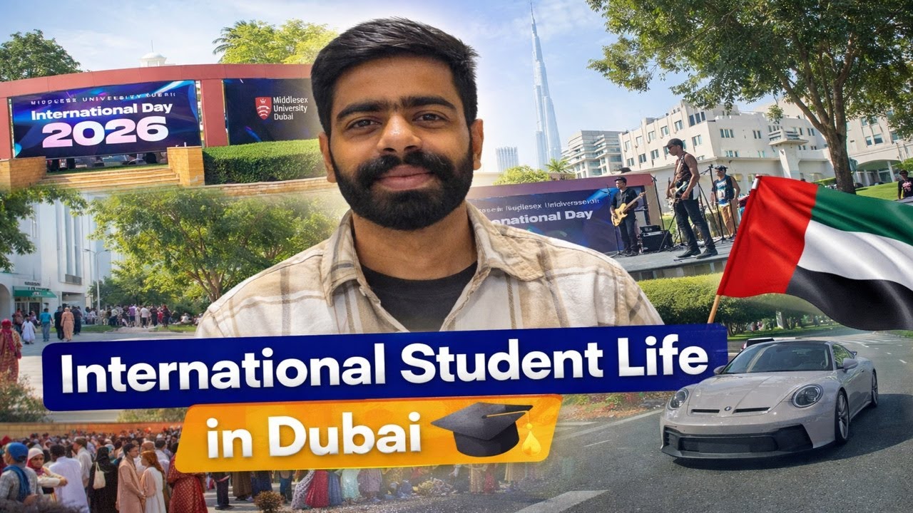 International Student Life in Dubai 🎓 | International Day at Middlesex University