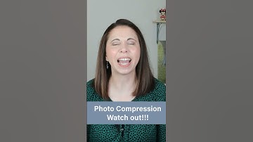Compressing Photos, don
