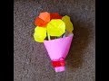 折り紙　花束　ブーケ　折り方　作り方　誕生日　記念日　クリスマス　結婚記念日　How to make an bouquet "origami"