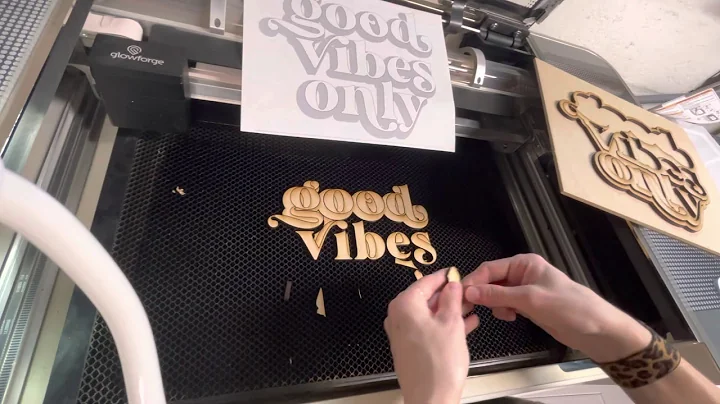 GOOD VIBES ONLY SIGN - how to assemble