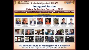 Virtual Induction Program - 2020 (Day-1: Session 3) on September 7, 2020