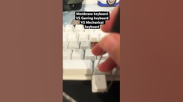 Membrane vs gaming vs mechanical keyboard SOUND TEST COMPARISON #keyboard #soundtest #comparison