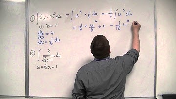 OCR MEI Core 3 7.07 Basic Examples of Integration by Substitution