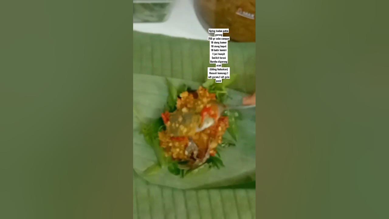 Pepes ikan Patin part 2#masakantanpamsg#pepes#badanikanpatin#dapoerpermata#shorts