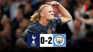 Tottenham vs Manchester City (0-2) Highlights: Haaland 2 Goals