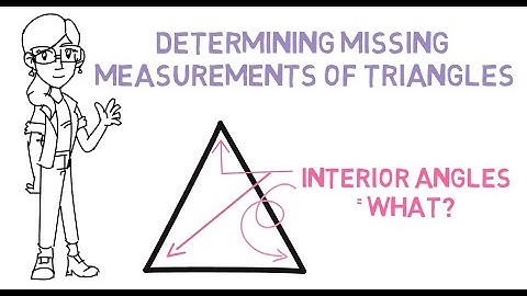 Finding Missing Angles of Triangles