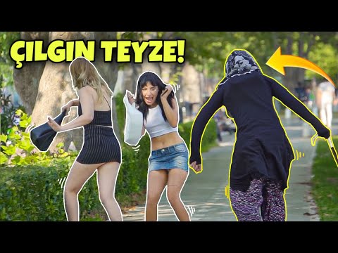 YAŞLI TEYZE KILIĞINDA İNSANLARI TROLLEMEK !! - SOSYAL DENEY