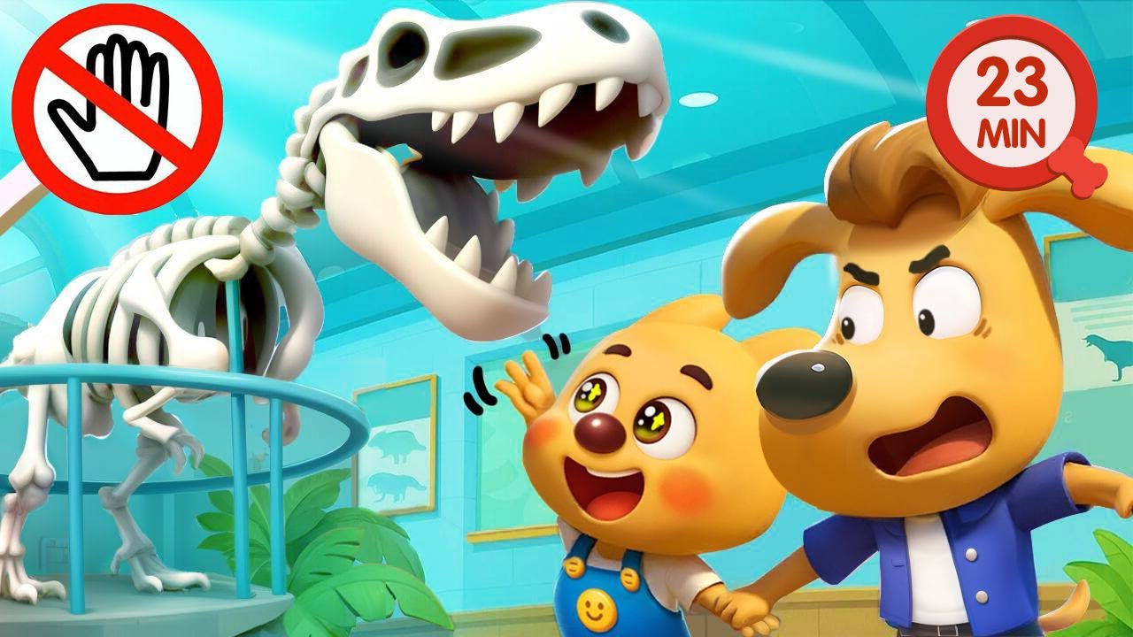Dinosaur Museum Adventure | Learn Dinosaurs | Kids Cartoon | Sheriff Labrador Dinosaur Museum Adventure | Learn Dinosaurs | Kids Cartoon | Sheriff Labrador