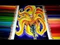 Speed Drawing Naruto Novo Modo KURAMA