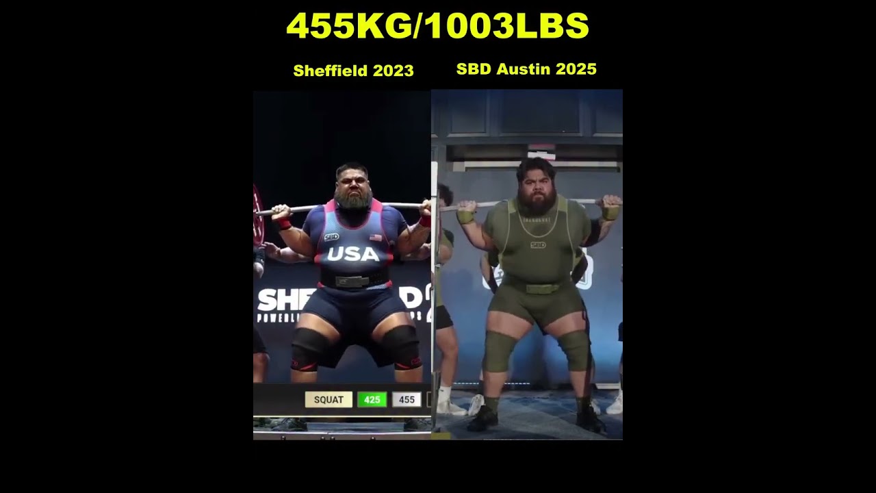 455kg/1003lbs squat by JESUS OLIVARES