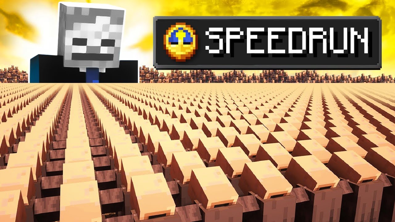 1 000 000 жителей деревни Speedrun Minecraft