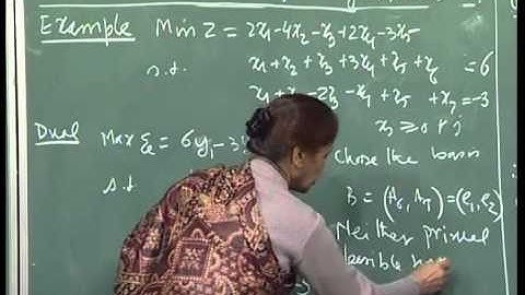 Mod-01 Lec-17 Problem in lecture 16, starting dual feasible solution, Shortest Path Problem.