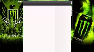 Monsters Energy Green Youtube layout [HD] screenshot 5