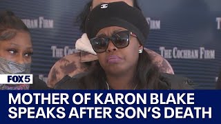 Mother of Karon Blake breaks silence after son's death | FOX 5 DC