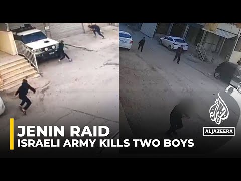 Israeli army kills two boys during raid on jenin