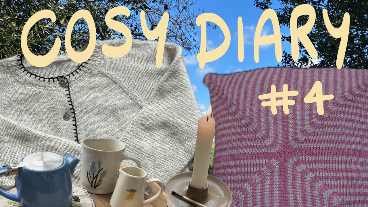 Cosy Diary #4 | Finishing up my first pattern draft & a new (old) cardigan