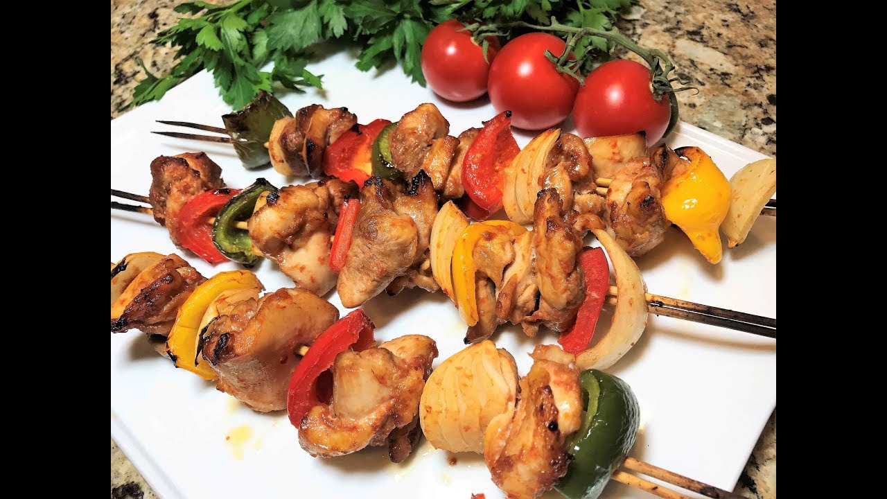 Как приготовить шашлык из курицы в духовке Как приготовить шашлык из курицы в духовке