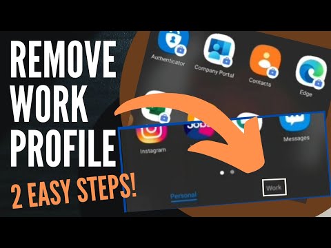 How to Remove or Delete Work Profile on Android Phones| Samsung Phones | Samsung A50