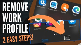 How to Remove or Delete Work Profile on Android Phones| Samsung Phones | Samsung A50 screenshot 4
