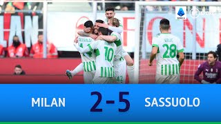 Milan v Sassuolo (2-5) | Sassuolo run rampant at San Siro | Serie A Highlights