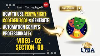 Section 08 | Video 02: How to Use Playwright Codegen Tool & Generate Automation Scripts automatic