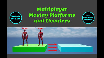 Multiplayer Moving Platforms and Elevators Trailer (Unreal Engine)