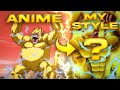 How to draw golden oozaru  anime vs my art  commission 140