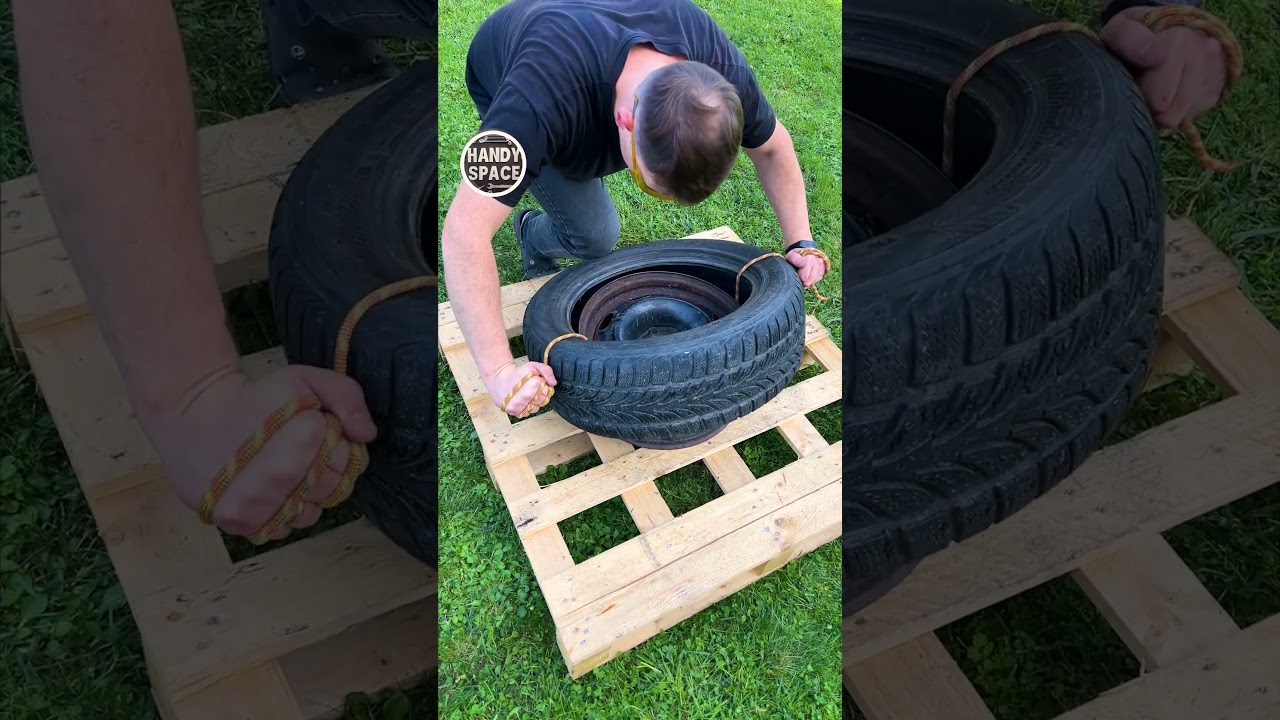 Cyclists, Drivers, Bikers You won't believe what a rope can do to your tires! 