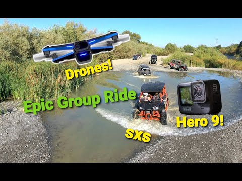 Esparto/Cash Creek Group Ride | Water Crossings | Best Drone & Action Camera Combo