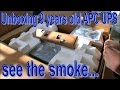 Unboxing a 9 year old APC UPS,, see the smoke - 158