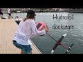 How to dock start, drop start, a hydrofoil